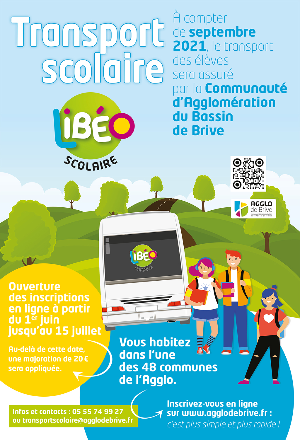 Transport scolaire - Inscriptions rentrée septembre 2021