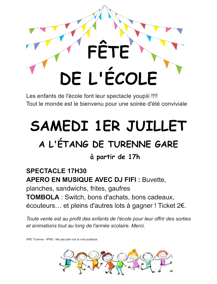 LA FETE DE L'ECOLE AU PARC DE LA TOURMENTE ! LA FETE DE L'ECOLE AU PARC DE LA TOURMENTE !