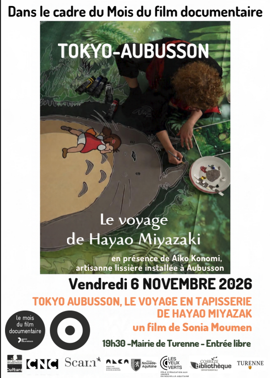Projection du documentaire Tokyo - Aubusson à la bibliothèque