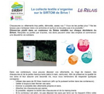 La collecte des textiles s’organise avec le SIRTOM de Brive
