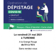 Dépistage COVID-19 à TURENNE